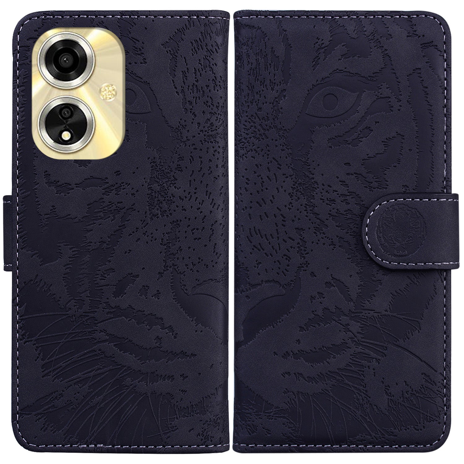For Oppo A59 5G / A2m 5G Wallet Case Imprinted Tiger Pattern Leather Stand Phone Cover For Oppo A59 5G / A2m 5G Wallet Case Imprinted Tiger Pattern Leather Stand Phone Cover